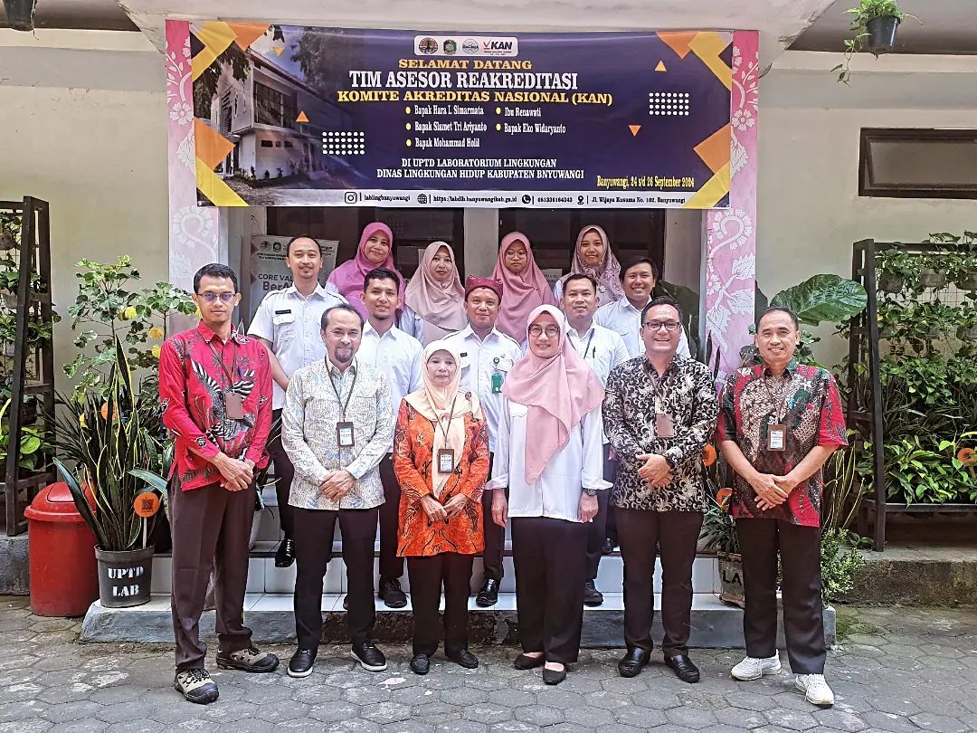 RE-AKREDITASI UPTD LABORATRIUM LINGKUNGAN DLH BANYUWANGI